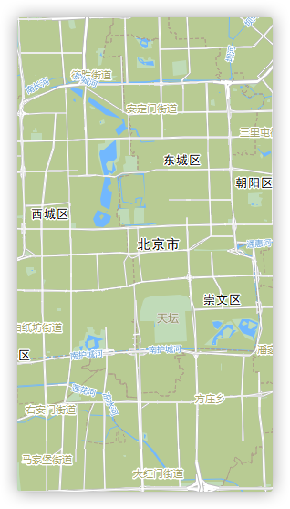 自然绿个性化电子地图