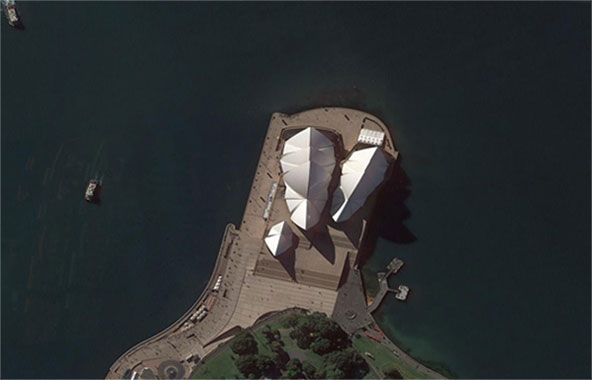 高清卫星地图示例