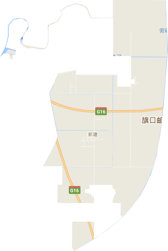 新建街道电子地图