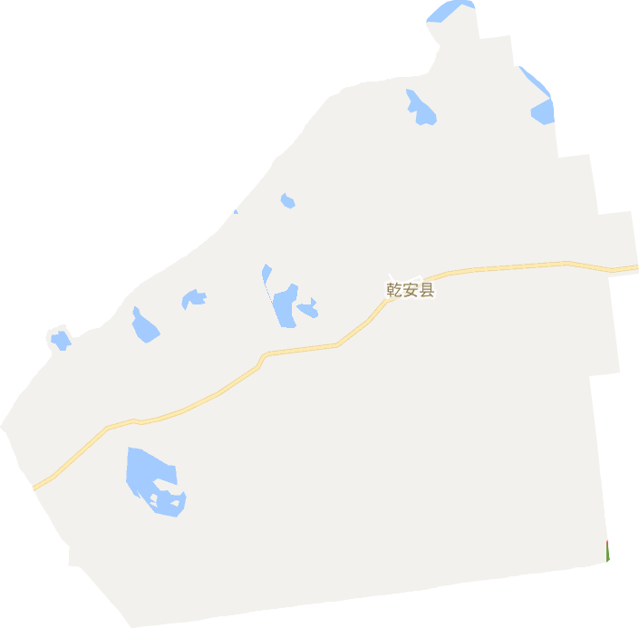 乾安县电子地图