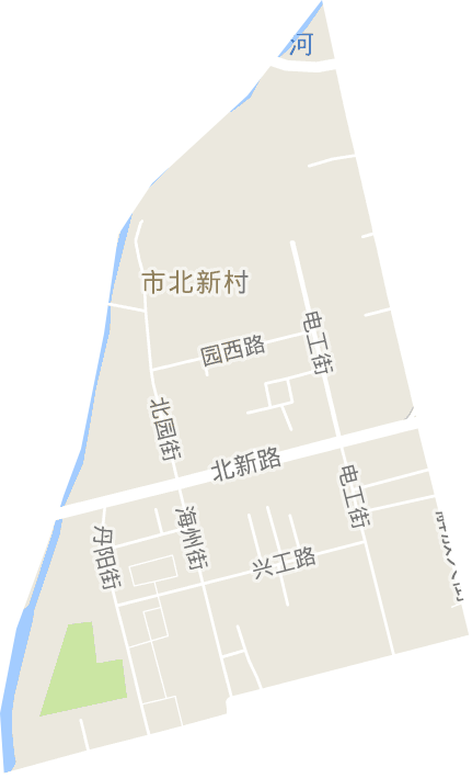 北苑街道电子地图