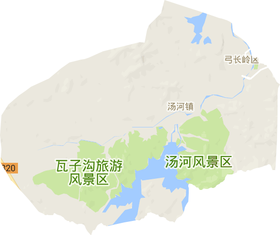 汤河镇电子地图
