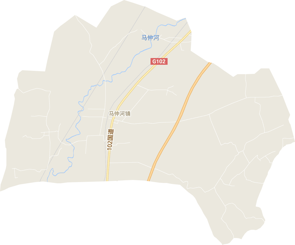 马仲河镇电子地图