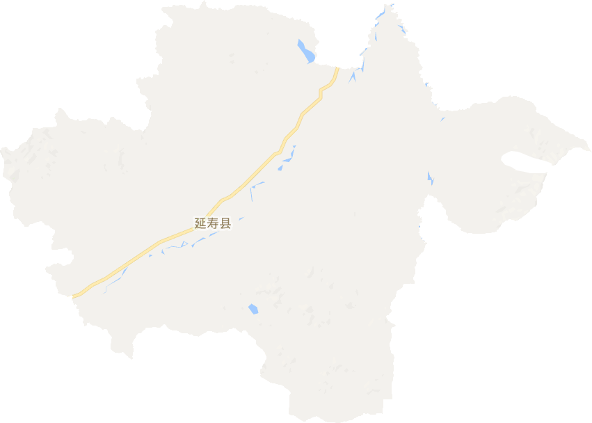 延寿县电子地图