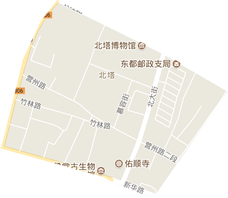 北塔街道电子地图