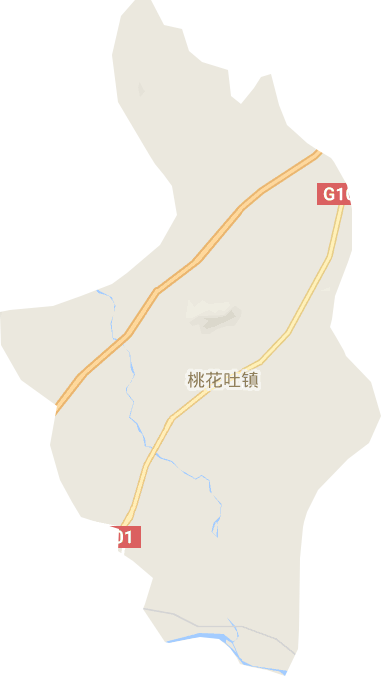 桃花吐镇电子地图