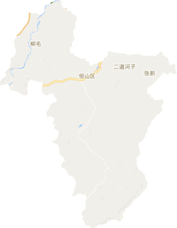 恒山区电子地图