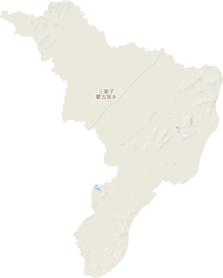 三家子乡电子地图