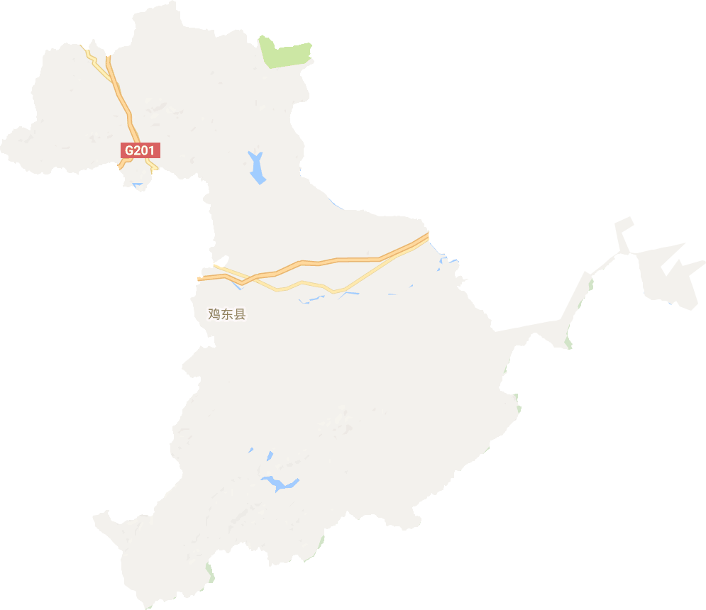 鸡东县电子地图