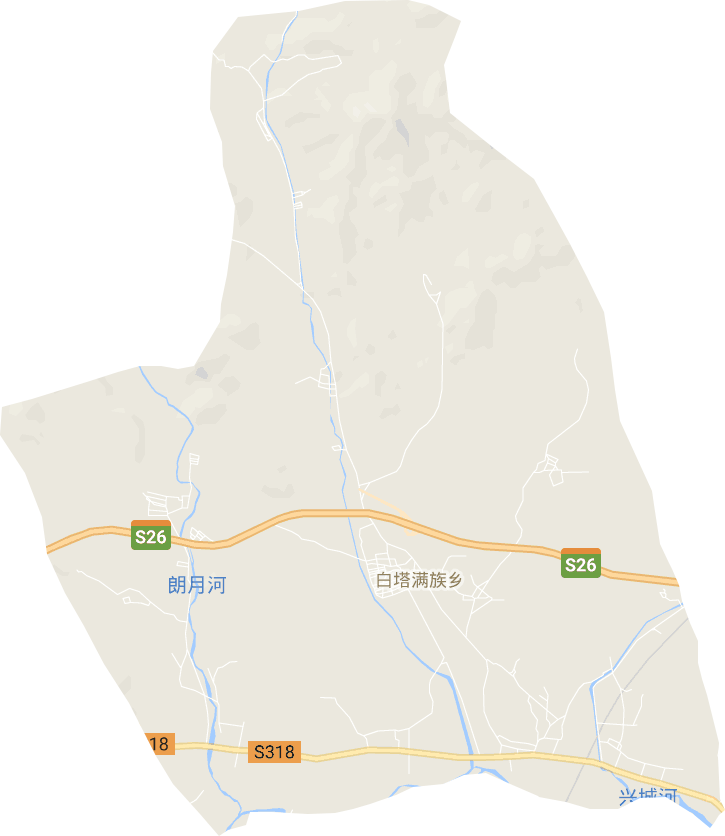 白塔满族乡电子地图