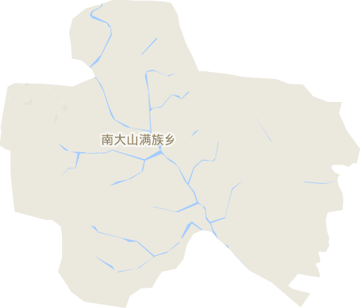 南大山满族乡电子地图