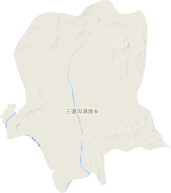 三道沟满族乡电子地图