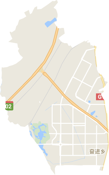 奋进乡电子地图