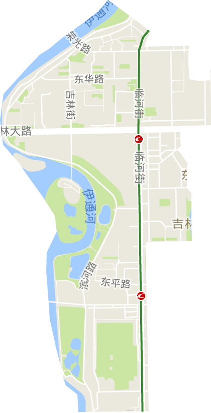 吉林街道电子地图