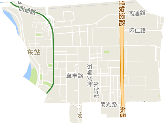 东站街道电子地图