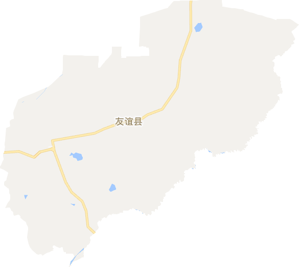友谊县电子地图