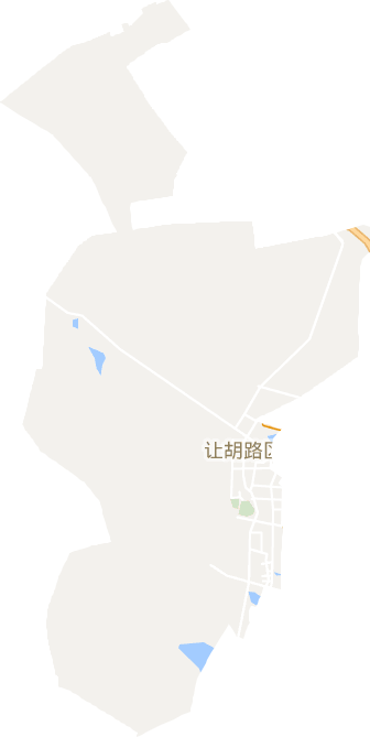让胡路区电子地图