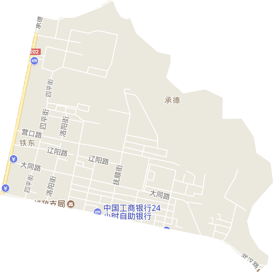 铁东街道电子地图
