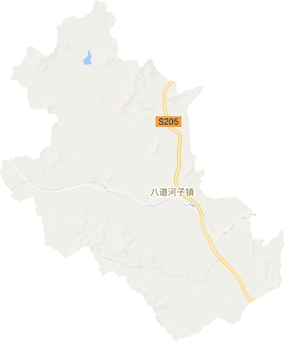 八道河子镇电子地图