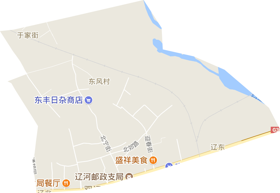 辽北街道电子地图