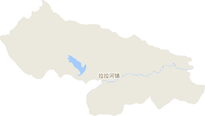 拉拉河镇电子地图