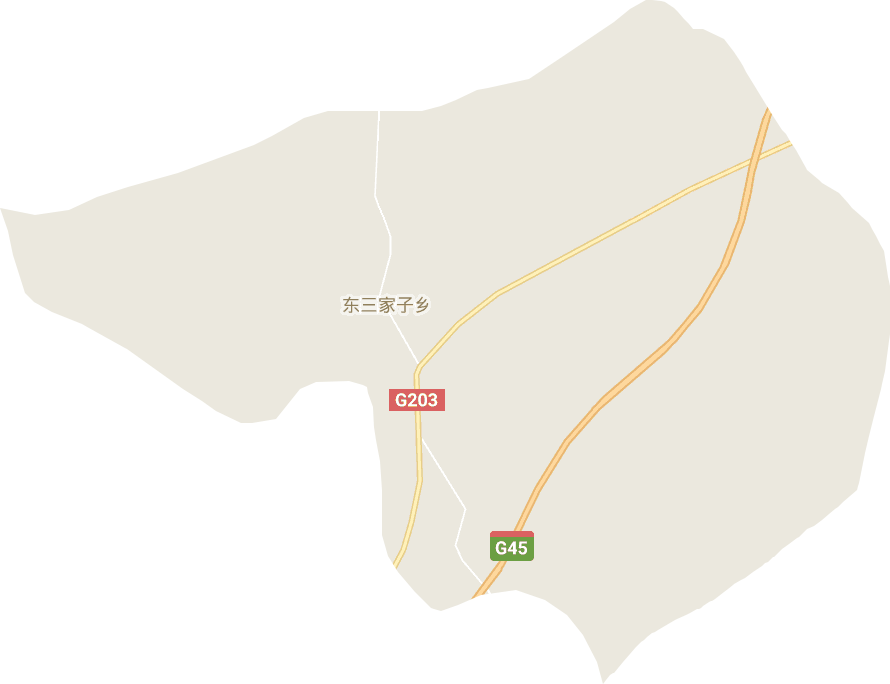 东三家子乡电子地图