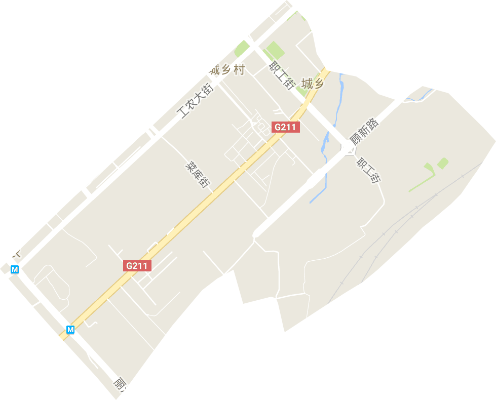 城乡路街道电子地图