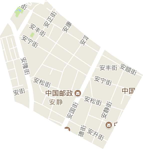 安静街道电子地图