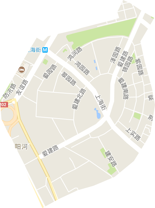 爱建街道电子地图