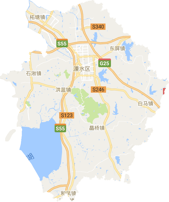 溧水区电子地图