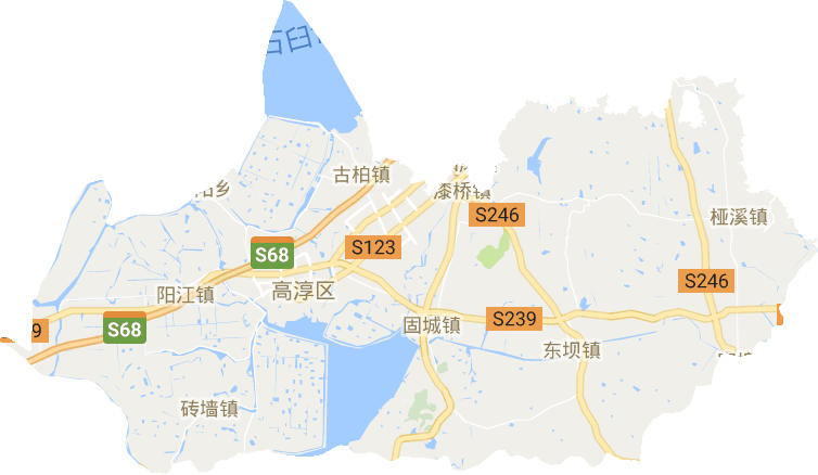 高淳区电子地图