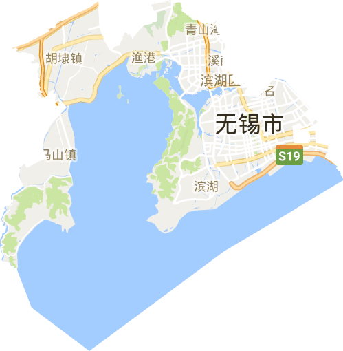 滨湖区电子地图
