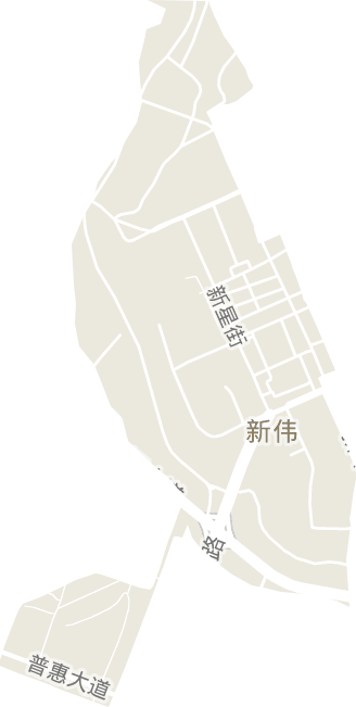 新伟街道电子地图