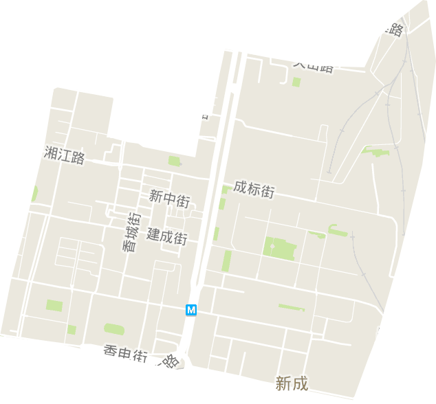 新成街道电子地图
