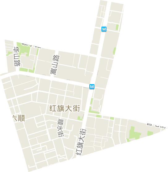 红旗街道电子地图