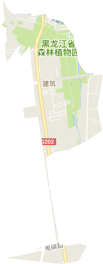 建筑街道电子地图