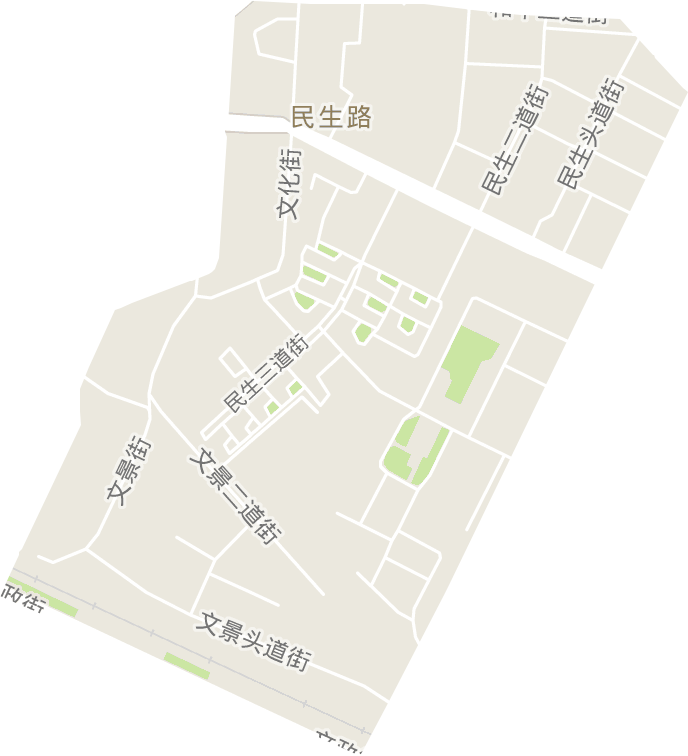 民生路街道电子地图