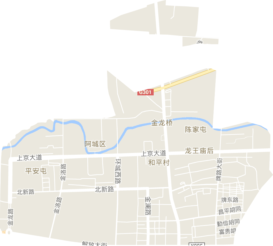 金城街道电子地图
