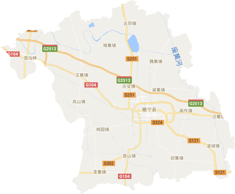 睢宁县电子地图
