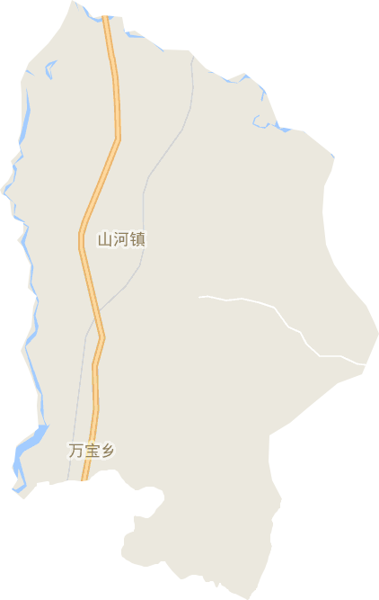 山河镇电子地图