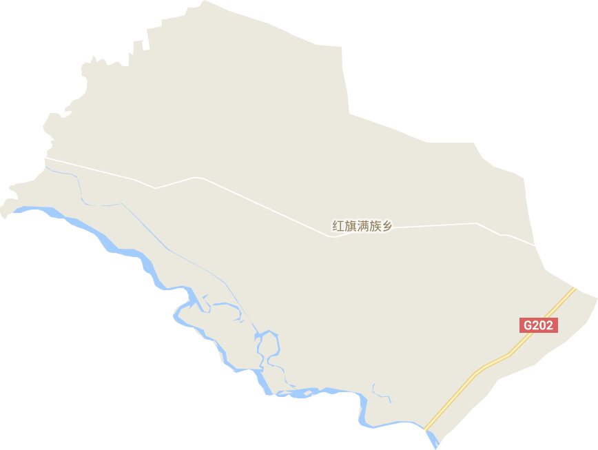 红旗满族乡电子地图