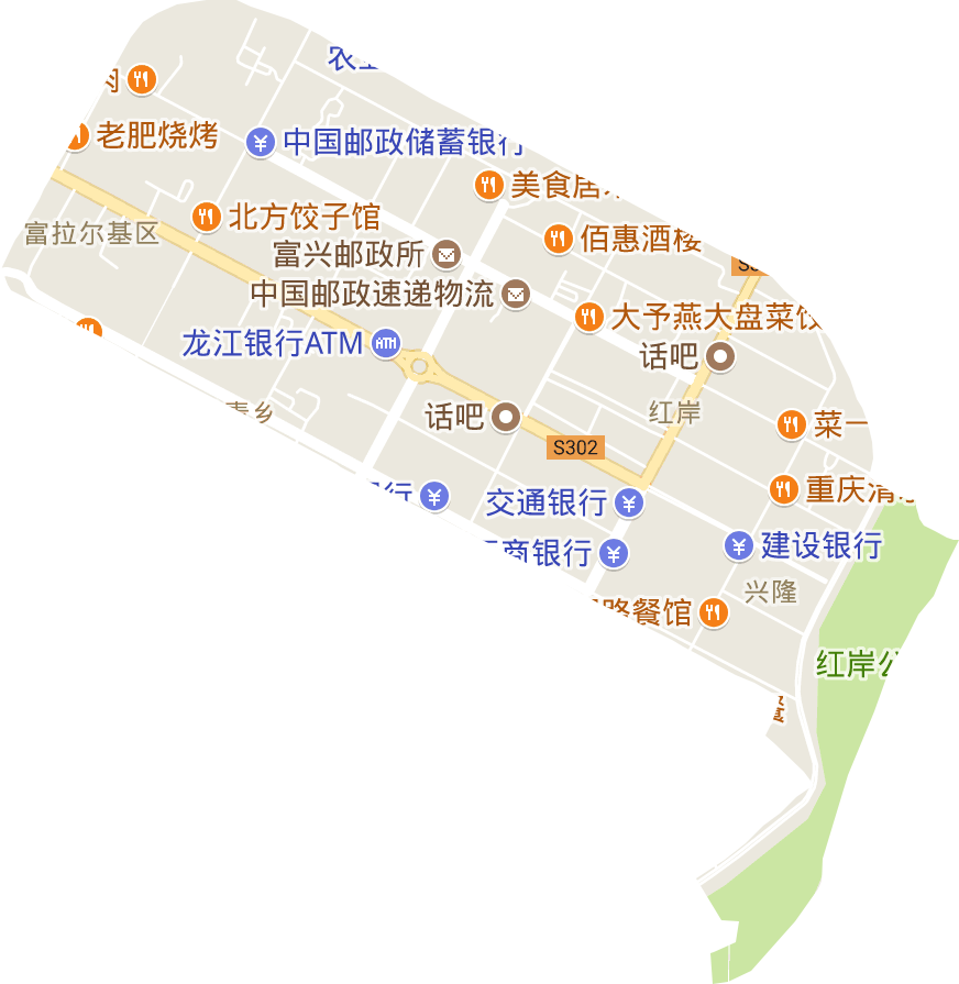 红岸街道电子地图