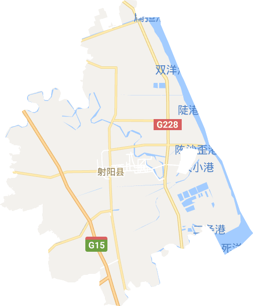 射阳县电子地图