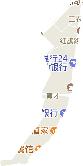 红旗街道电子地图