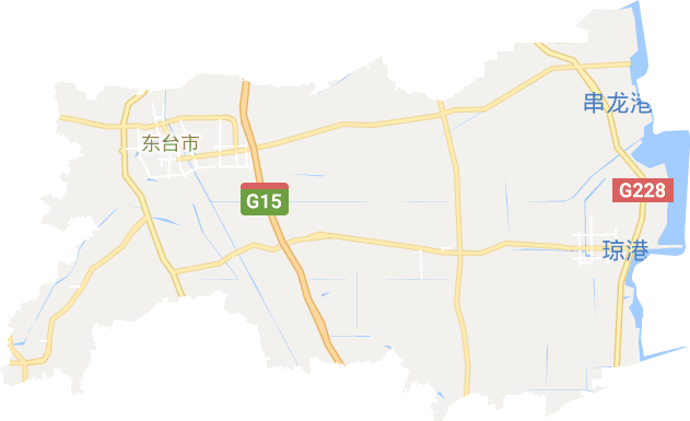 东台市电子地图