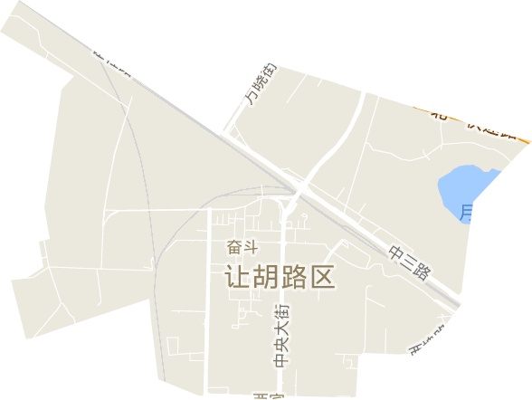 奋斗街道电子地图