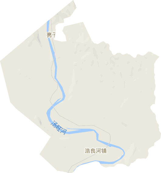 浩良河镇电子地图