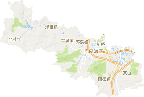 瓯海区电子地图