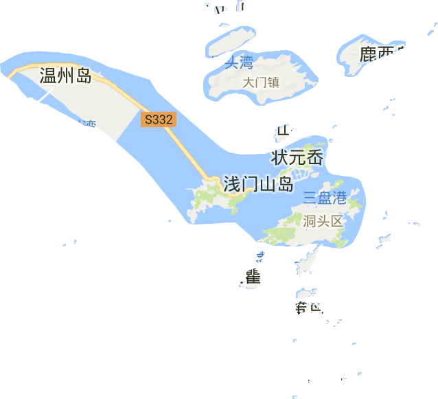 洞头区电子地图