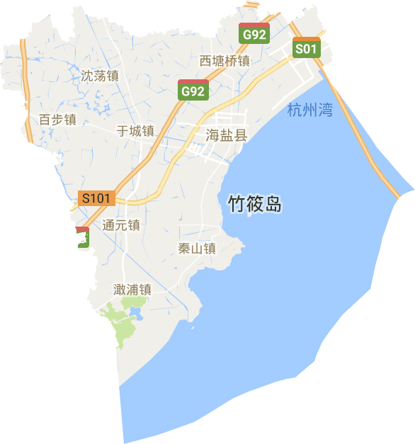 海盐县电子地图